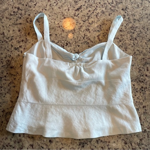 Women’s Ann Taylor loft linen tank size large - Picture 3 of 6
